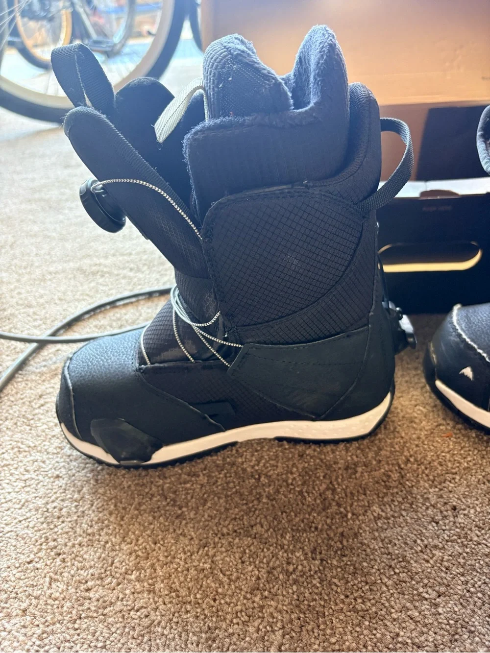 Used Burton Kids' Step On Snowboard Boots with Boa Closure